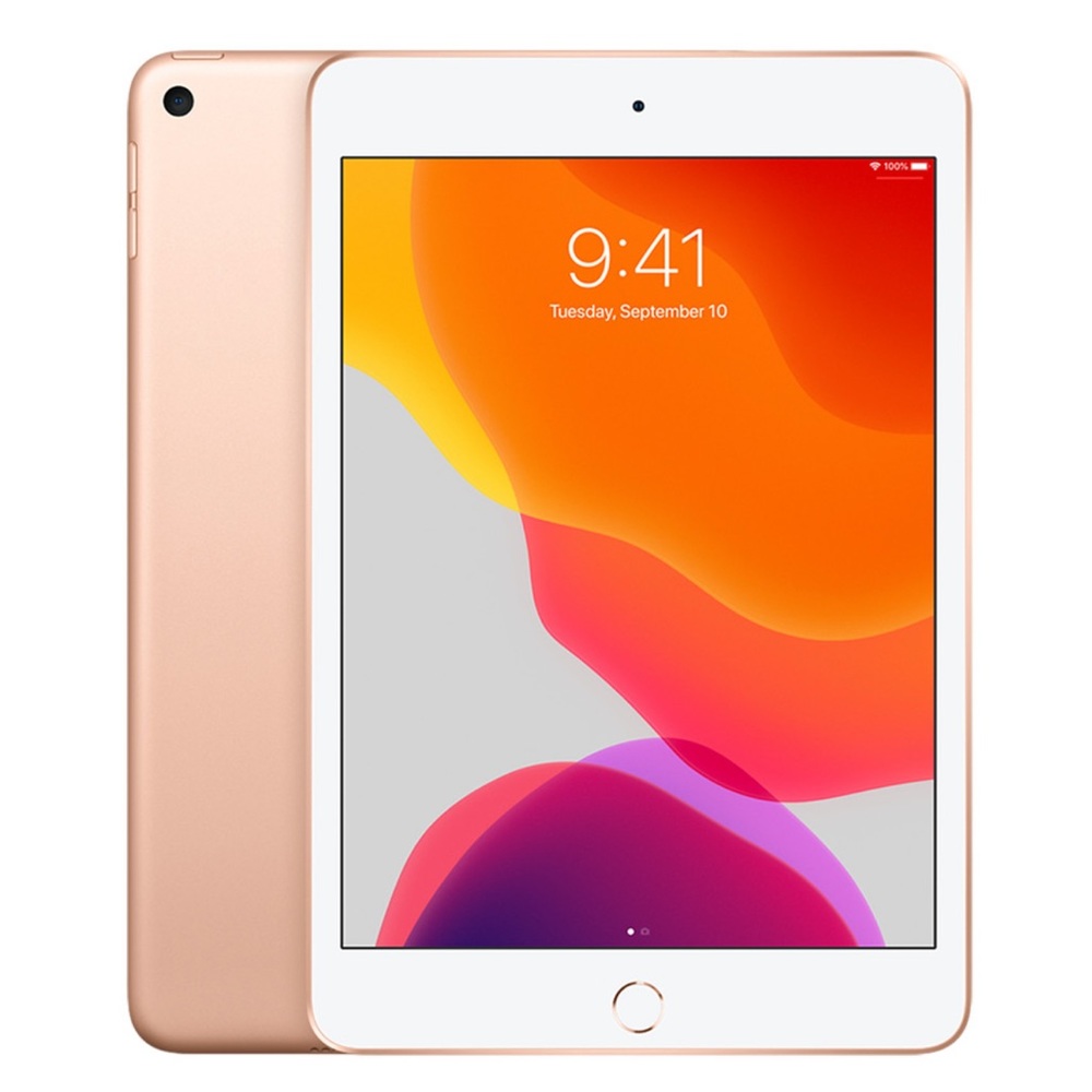 iPad mini (5th Gen) Wi‑Fi 64GB - Gold with 	
iPad mini Smart Cover in Pink Sand